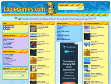 Tablet Screenshot of coolegames.com